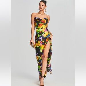 Retrofete silk floral dress